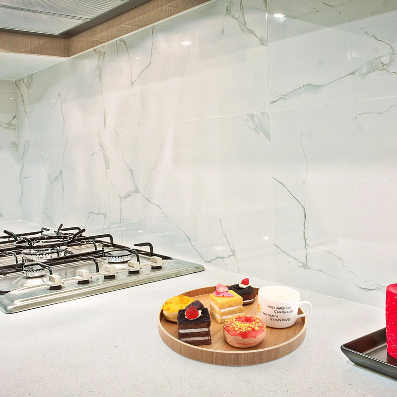 1 tk ümmargune puuviljaalus täispuidust tassialus teelaua suupistealus (palgi värvi)