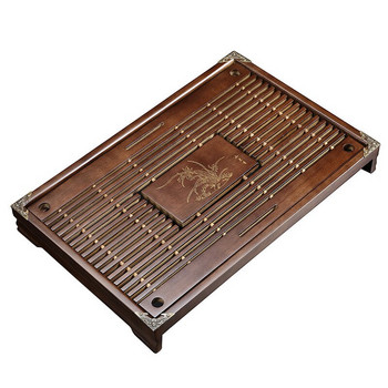 Дървена табла за чай Кунгфу подноси за чай 43X27X5.5CM Китайски инструменти за чайна
