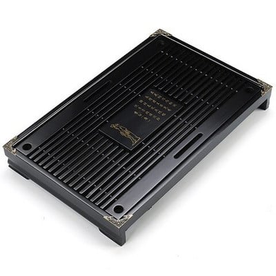 Medinis arbatos padėklas Kungfu arbatos padėklai 43X27X5.5CM Kinijos arbatos įrankiai