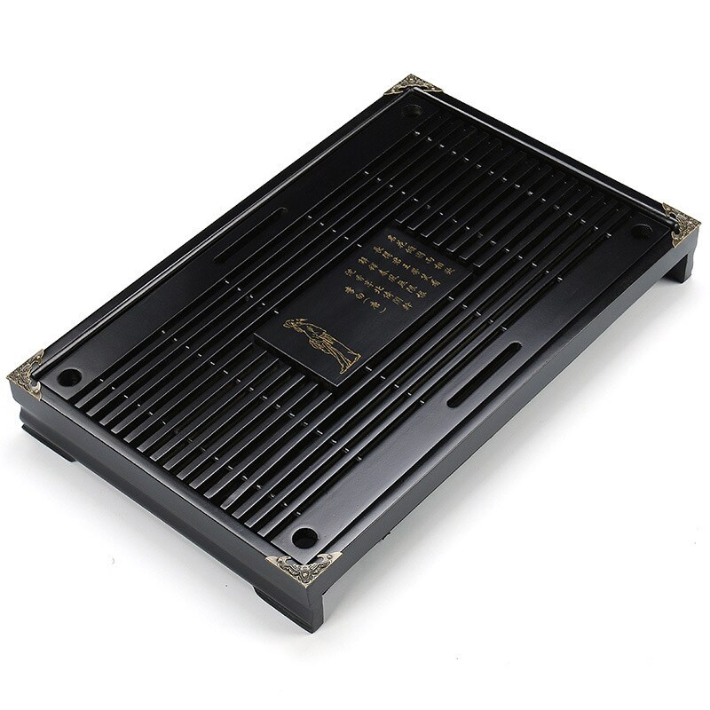 Medinis arbatos padėklas Kungfu arbatos padėklai 43X27X5.5CM Kinijos arbatos įrankiai