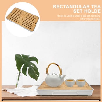 Чиния за съхранение на чайник Съхранение на вода Поднос за чай Поставка за чаша за чай в японски стил