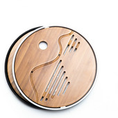 Kung Fu set za čaj od prirodnog drveta od bambusa, pravokutni tradicionalni stol za čajanu od bambusa Alati za kinesku čajanu