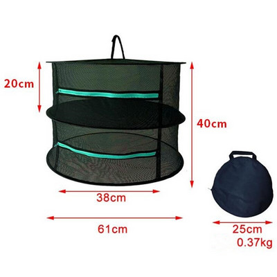 Rétegek szárítóháló gyógynövényekhez Függő kosár Összehajtható szárítóállvány Gyógynövény szárítóháló Szárítótáska Háló virágokhoz Rügyek Növényrendező