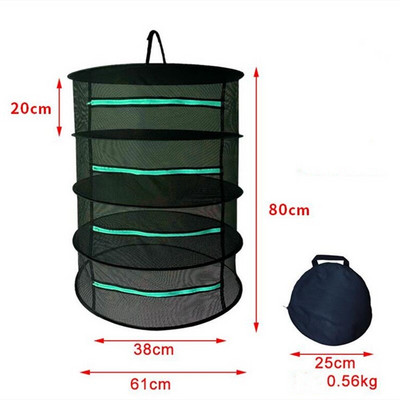 Rétegek szárítóháló gyógynövényekhez Függő kosár Összehajtható szárítóállvány Gyógynövény szárítóháló Szárítótáska Háló virágokhoz Rügyek Növényrendező