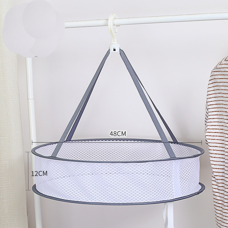 1/2/3 Στρώμα Πτυσσόμενα ρούχα Ράφι στεγνώματος Κρεμαστό καλάθι ρούχων Στεγνωτήριο Παιχνίδια Κάλτσες Δίχτυ στεγνώματος Συμπαγές διχτυωτό Καλάθι ρούχων Οικιακά