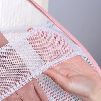 Розова мрежа за сушене Кошница за дрехи Ветроустойчива дишаща многослойна правоъгълна плоска мрежа за сушене Чанта Чорапи Пуловери Сушилня