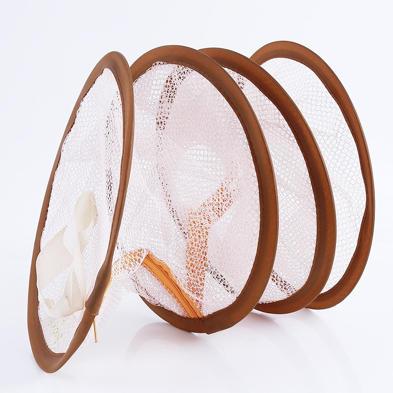 Lenjerie de corp portocaliu/maro Sutien pentru rufe Pulover Coș agățat Rezistent la vânt Suport de uscare pliabil cu mai multe straturi Plasă pentru uscător de haine