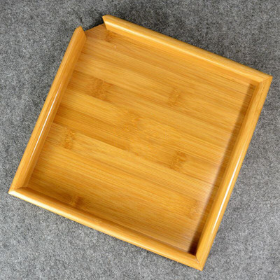 Естествен кунг-фу Бамбуков поднос за чай + лъжица + нож Комплект дъски за чай пуер за показване на da hong pao Инструменти за чаена церемония Аксесоари