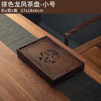 Capacitate mare de stocare a apei Tavă de ceai din bambus Tavă rotundă pentru ceai Set de ceai chinezesc Kung-Fu Instrumente tradiționale de ceai din bambus de epocă