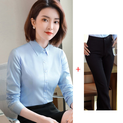 Costum de femeie elegant de cămașă și fustă sau cămașă și pantaloni