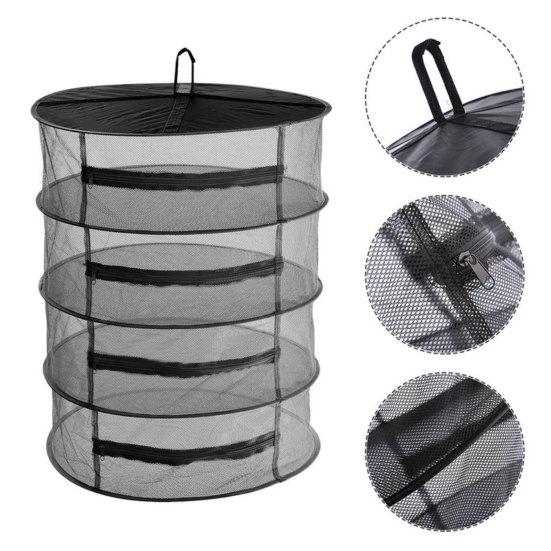 Sluoksniai Žolelių džiovinimo tinklelis Pakabinamas krepšelis Sulankstomas džiovinimo stovas Žolelių džiovinimo tinklelis Džiovinimo maišelis Tinklelis gėlėms pumpurams Augalams Tinklelis