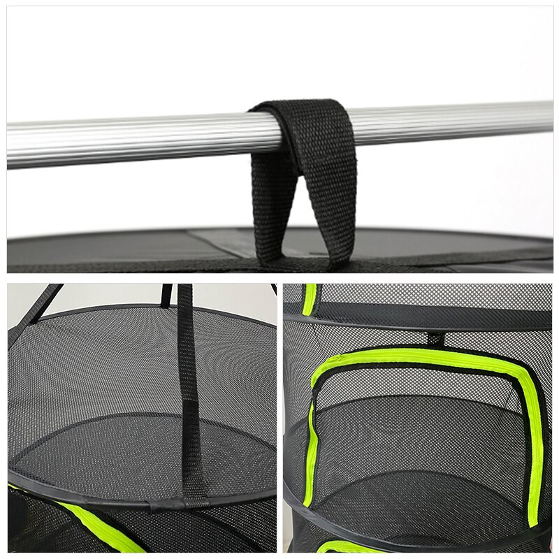 2/4/6 Slojeva Mreža za sušenje bilja Viseća košara Sklopivi stalak za sušenje bilja Mreža za sušenje bilja Vreća za sušenje Mreža za cvjetne pupoljke Biljke Organizirajte