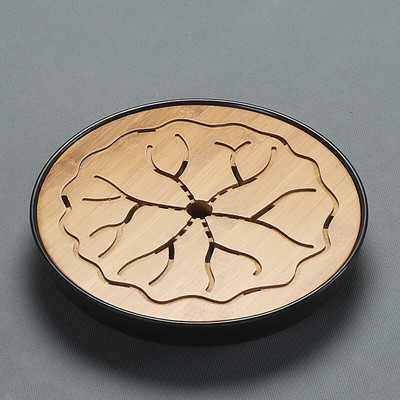 Több kínai bambusz teatálca Kung Fu teátálcás asztal lefolyótartóval Teatálalókészlet Konyhai teaszertartási kiegészítők