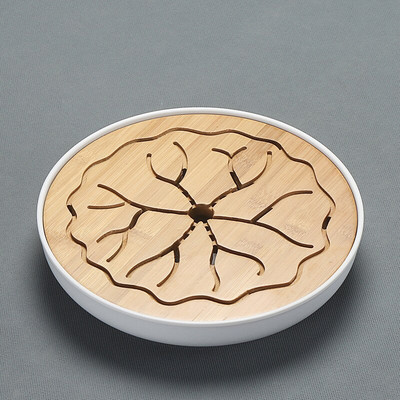 Több kínai bambusz teatálca Kung Fu teátálcás asztal lefolyótartóval Teatálalókészlet Konyhai teaszertartási kiegészítők