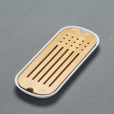 Több kínai bambusz teatálca Kung Fu teátálcás asztal lefolyótartóval Teatálalókészlet Konyhai teaszertartási kiegészítők