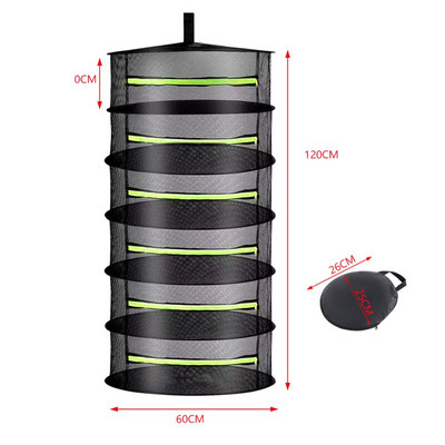 Rétegek szárítóháló gyógynövényekhez Függő kosár Összehajtható szárítóállvány Gyógynövény szárítóháló szárítótáska háló virágokhoz Rügyek Növényrendező