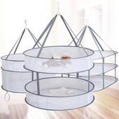 Szürke színű ruhaszárító háló otthoni akasztó fehérnemű pulóver szárító kosár szélálló melltartó zokni szárító háló poliészter kettős réteg