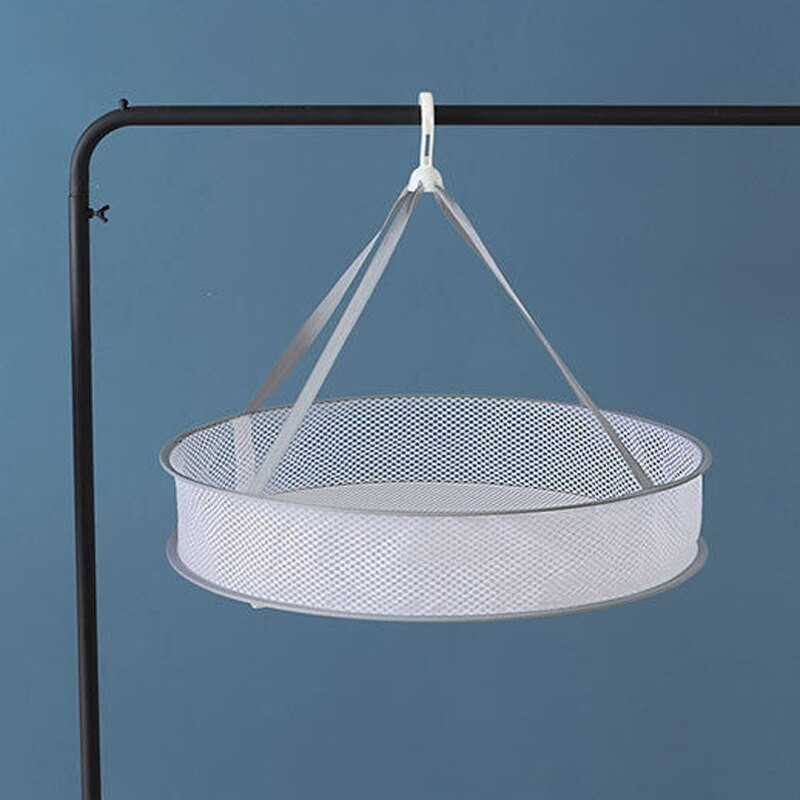 Szürke színű ruhaszárító háló otthoni akasztó fehérnemű pulóver szárító kosár szélálló melltartó zokni szárító háló poliészter kettős réteg