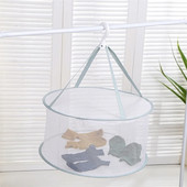 Teljesen zárt szárítóhálók pulóverek zoknik ruhák kosarak szélálló fehérnemű zsebek poliészter háló, szárított áruk háló