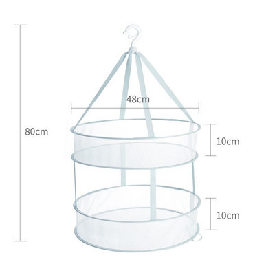 Teljesen zárt szárítóhálók pulóverek zoknik ruhák kosarak szélálló fehérnemű zsebek poliészter háló, szárított áruk háló
