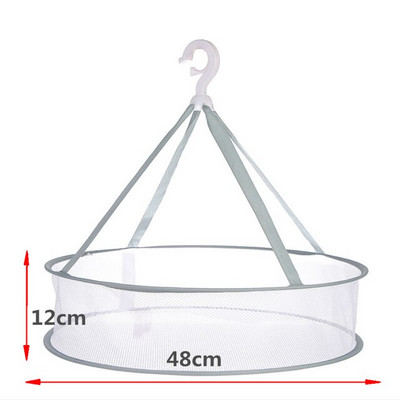 Teljesen zárt szárítóhálók pulóverek zoknik ruhák kosarak szélálló fehérnemű zsebek poliészter háló, szárított áruk háló