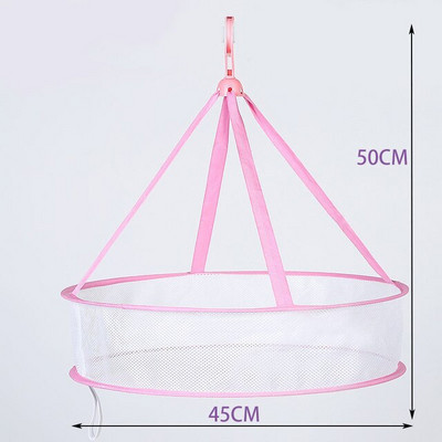 Teljesen zárt szárítóhálók pulóverek zoknik ruhák kosarak szélálló fehérnemű zsebek poliészter háló, szárított áruk háló