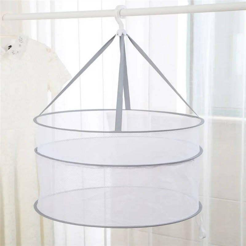 Teljesen zárt szárítóhálók pulóverek zoknik ruhák kosarak szélálló fehérnemű zsebek poliészter háló, szárított áruk háló