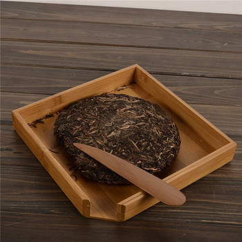 Ръчно изработена качествена кутия за чай Pu Er Опаковка за подарък Кутия за чай Puer Здравеопазване Екологичен сервиз за чай Бамбукова тава Резба на едро