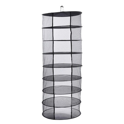 4/8 pakopų sausas tinklas žolelių džiovinimo sulankstomas žvejybos tinklas su užtrauktuku džiovintuvu tinklelio padėklas džiovinimo stovas gėlių kabykla žuvies tinklo reikmenys