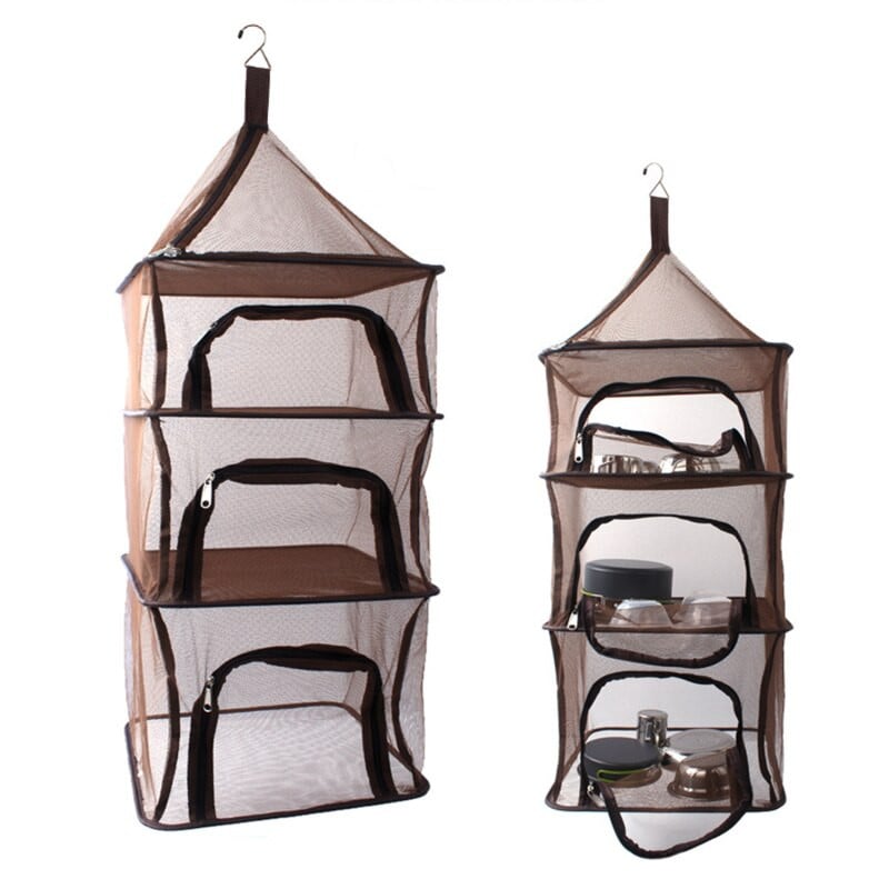 4-slojna šifrirana mreža Sklopiva mreža za vanjsko posuđe za kuhanje Viseći stalak za sušenje Mreža za dehidrator hrane Vreća za košaru