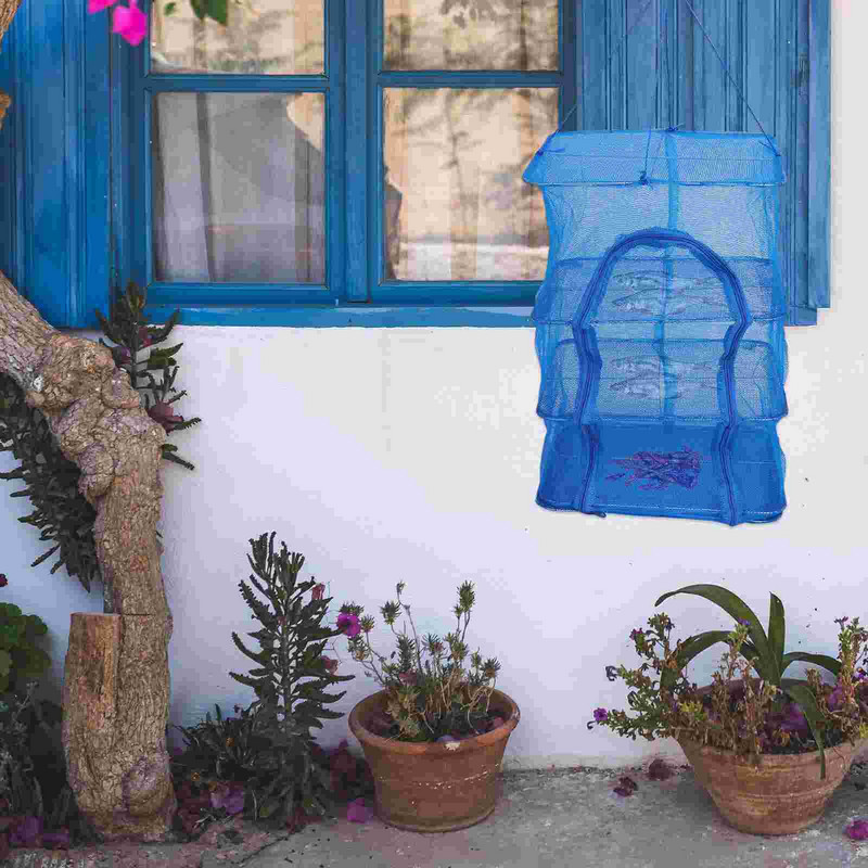 Mreža za sušenje Mreža za viseće sušilo za sušenje biljaka Stalci za riblje pupoljke Košara za cvijeće Šator Šatori Sklopiva posuda Sklopiva torba za kavez za povrće