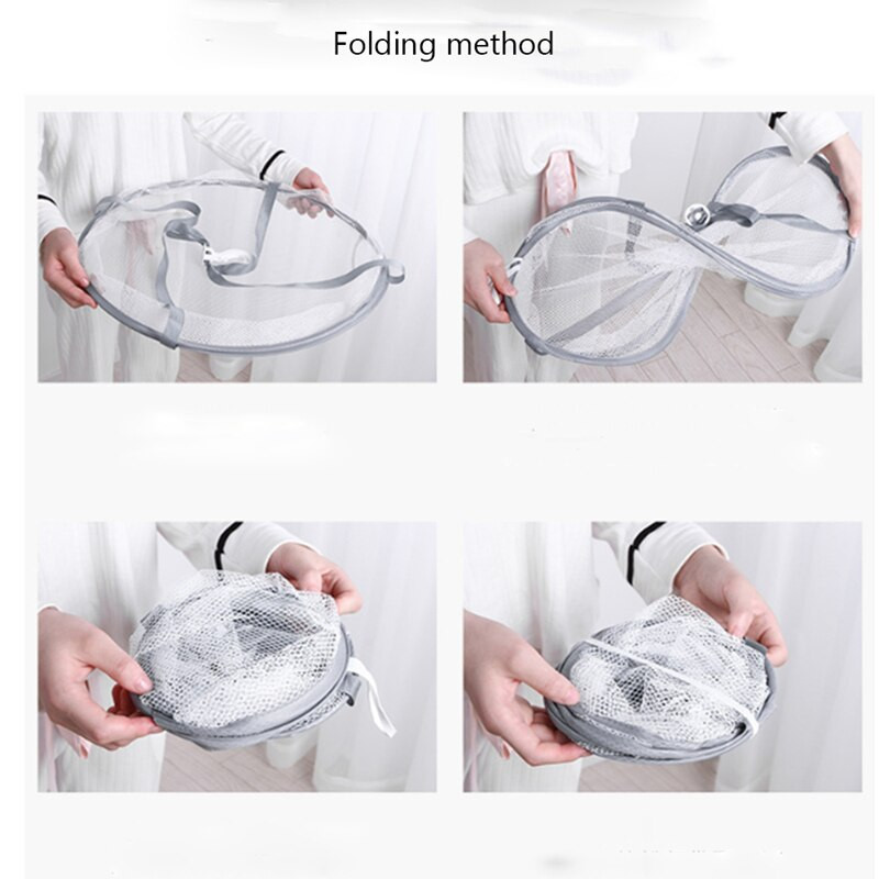 Coș pentru uscare haine Pulover agățat Buzunar plasă Cardigan îngroșat anti-deformare Suport pentru uscare șosete Geantă pentru uscare Strat dublu