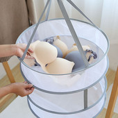 Vieno/dviejų sluoksnių džiovinimo lentyna Sulankstomi pakabinami drabužiai skalbinių krepšelis apatinių drabužių džiovintuvas megztinis audinys tinklelis, tinklelis, tinklelis