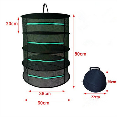 Plasă de uscare în straturi pentru ierburi Coș agățat Raft pliabil pentru uscare ierburi Plasă pentru uscător Geantă plasă pentru muguri de flori Organizator de plante