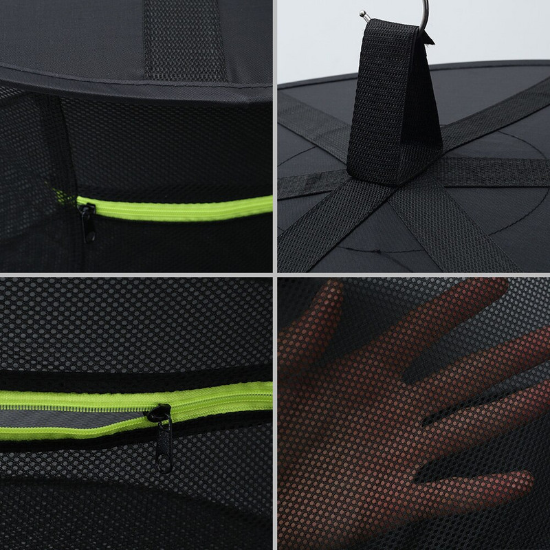 6/8 réteg Lógó Gyógynövény szárítóháló Összecsukható növény Virágok Zöldségek Hálós szárító állvány Hálókosarak Otthoni Kiegészítő Szerszám Olló