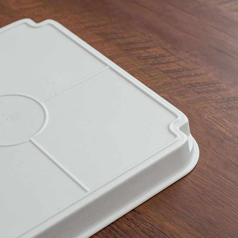 Négyzet alakú egyszerű száraz áztató teatálca Környezetbarát fa vízelvezető Kung Fu teázóasztal Kiváló minőségű szoba N2UC