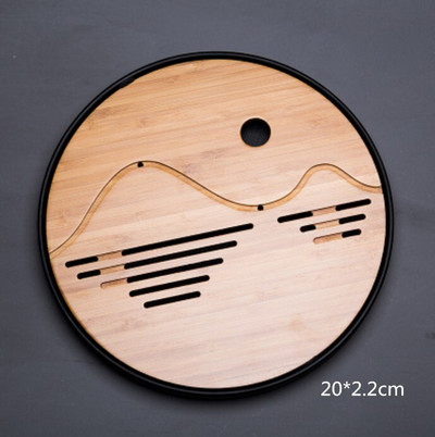 NOOLIM Kung Fu arbatos rinkinys Natūralaus medžio bambuko arbatos padėklas Stačiakampis Tradicinis bambuko arbatos kambario stalas Kinų arbatos kambario įrankiai