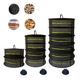 2/4/6 Slojeva Mrežasta mreža za sušenje bilja Sklopiva viseća torba za sušenje za pecanje Mreža s patentnim zatvaračem Za bilje Pupoljci Grah Tkanina Mreže za visilice