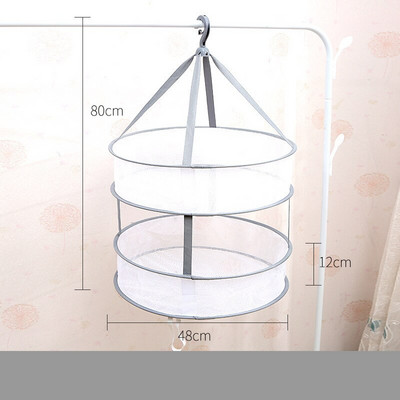 Drabužių džiovinimo krepšelis Kabantis megztinio tinklelis Pastorinta antideformacinis megztinis Džiovinimo stovas Kojinės džiovinimo krepšiai Dvisluoksniai