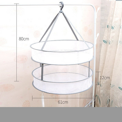 Drabužių džiovinimo krepšelis Kabantis megztinio tinklelis Pastorinta antideformacinis megztinis Džiovinimo stovas Kojinės džiovinimo krepšiai Dvisluoksniai