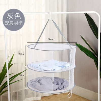 Drabužių džiovinimo krepšelis Kabantis megztinio tinklelis Pastorinta antideformacinis megztinis Džiovinimo stovas Kojinės džiovinimo krepšiai Dvisluoksniai