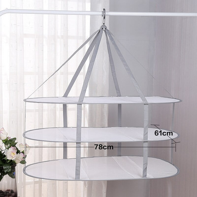 Drabužių džiovinimo krepšelis Kabantis megztinio tinklelis Pastorinta antideformacinis megztinis Džiovinimo stovas Kojinės džiovinimo krepšiai Dvisluoksniai