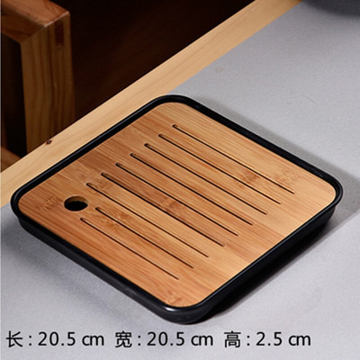 Arbatos rinkinys, bambuko arbatos padėklas, melamino arbatos stalo vandens laikymo arbatos rinkinys Stalas Kinų puer arbatos puodelio ceremonijos įrankiai arbatos rinkinys