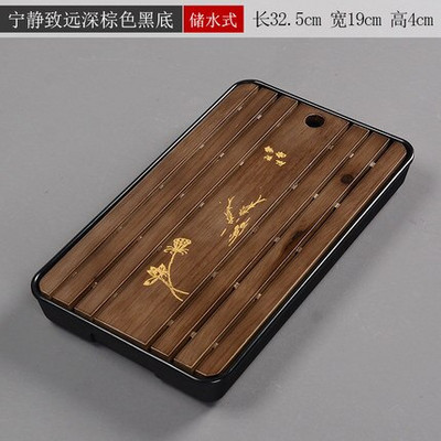 Arbatos rinkinys, bambuko arbatos padėklas, melamino arbatos stalo vandens laikymo arbatos rinkinys Stalas Kinų puer arbatos puodelio ceremonijos įrankiai arbatos rinkinys