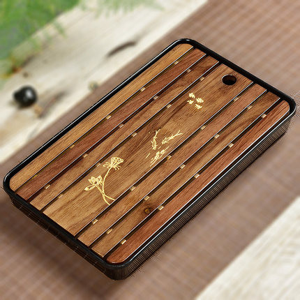 Arbatos rinkinys, bambuko arbatos padėklas, melamino arbatos stalo vandens laikymo arbatos rinkinys Stalas Kinų puer arbatos puodelio ceremonijos įrankiai arbatos rinkinys