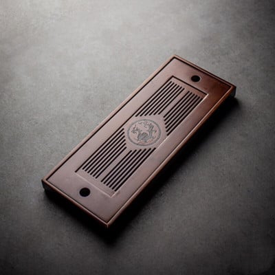 Kieto bambuko arbatos lenta Kung-Fu arbatos rinkinys Įrankiai Vandens laikymas Bambuko arbatos padėklas arbatos serviravimas arbatinuko padėklų rinkinys Virtuvės aksesuaras