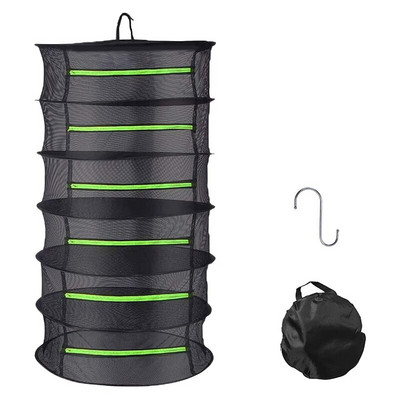 Straturi Plasa de uscare pentru ierburi Coș agățat Raft pliabil pentru uscare ierburi Plasă pentru uscător Geantă plasă pentru muguri de flori Organizator de plante