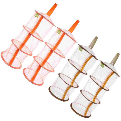 Suport pentru uscare plasă Coș cu plasă Umerașe pentru uscător de rufe Genți cu ierburi de rufe Umeraș pentru șosete 4 straturi Strat de pungă de pulover Multi