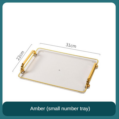 Nordijski odvod Držač čaše Smaragdi Paleta za pohranu Pravokutni set za čaj Šalica Raznovrstan pribor za kućnu kuhinju Pladanj za posluživanje Tanjur za desert