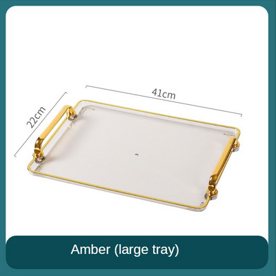 Nordijski odvod Držač čaše Smaragdi Paleta za pohranu Pravokutni set za čaj Šalica Raznovrstan pribor za kućnu kuhinju Pladanj za posluživanje Tanjur za desert